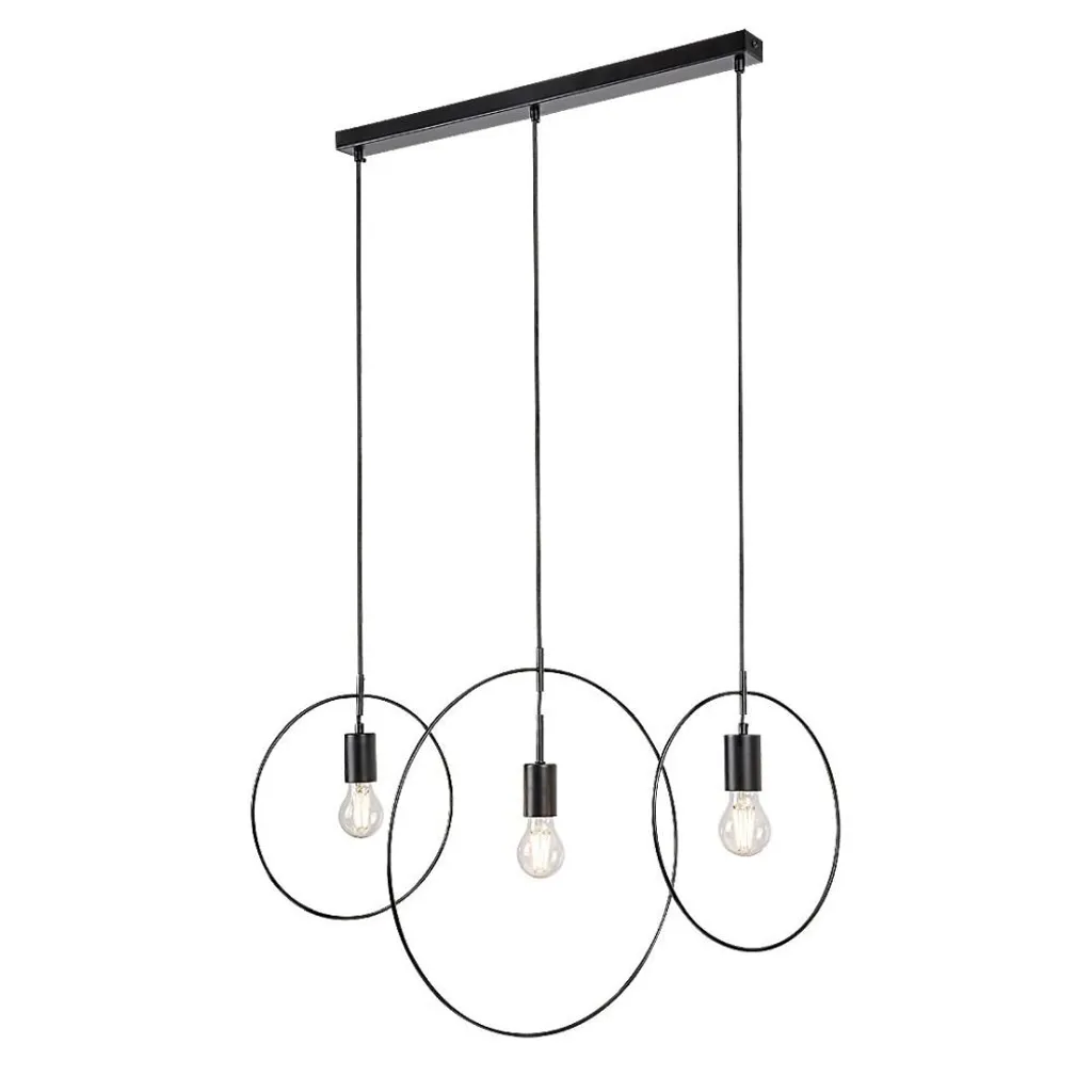Suspension Dilara 3 Lampes : Éclairage Puissant pour Pièces Sombres