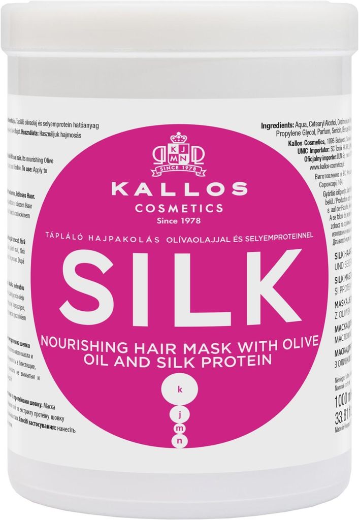 Kallos - Maschera idratante per capelli ( Maschera per Immagine del prodotto 