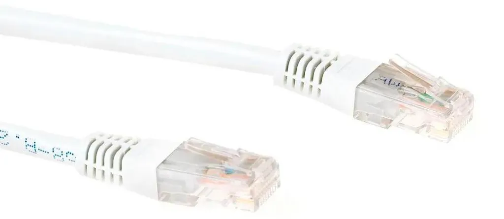 Câble Ethernet Cat6 Blanc 3m ACT IB8303 Cordon RJ45 Haute Densité