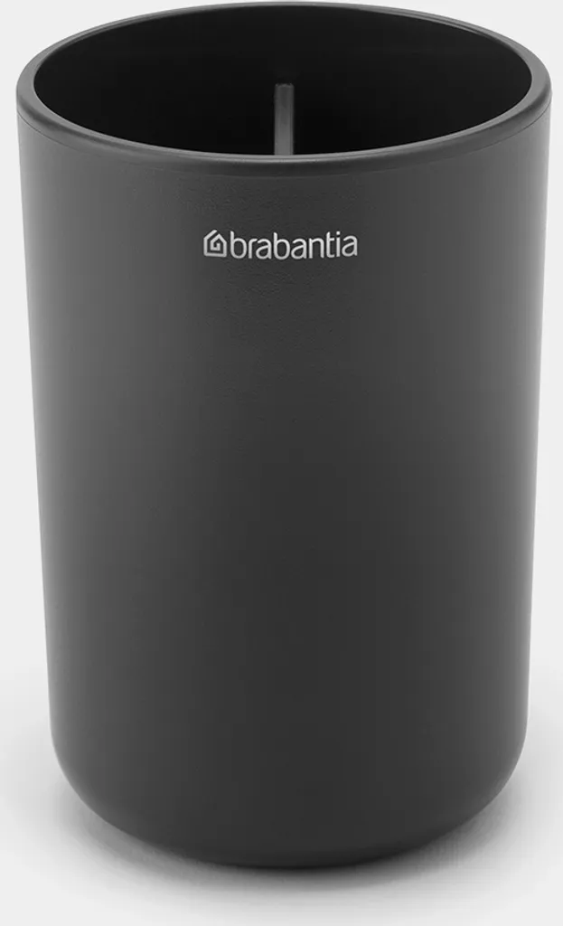 Brabantia 280283 ReNew Porte-brosse à dents gris foncé pour salle de bain