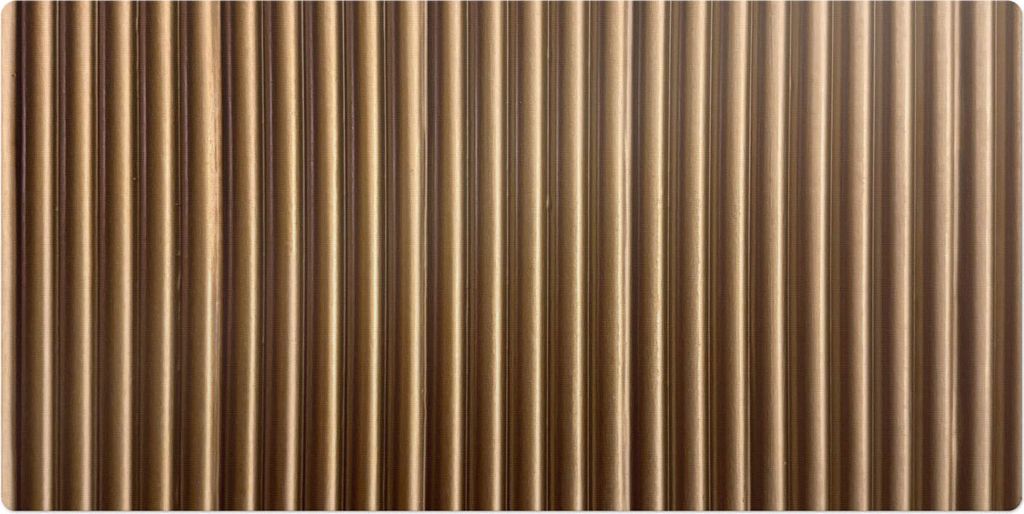 Metallstreifen– Schreibtischunterlage – Schreibtisch Tischunterlage – 90x45 cm – Unterlage Groß Schreibtischmatte