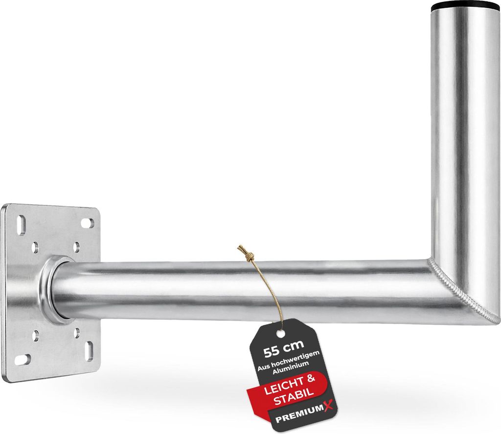 PremiumX 55cm Wandhalter Aluminium SAT Wand Halterung Produktbild 