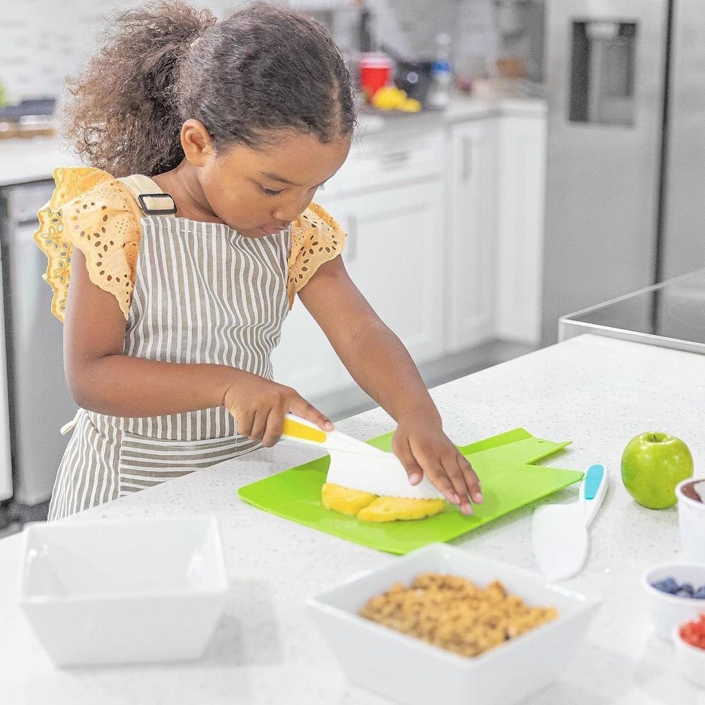 Set von 6 Kindermessern - Sicherheitsmesser für Kinder, ideal zum Schneiden von Gemüse und Obst