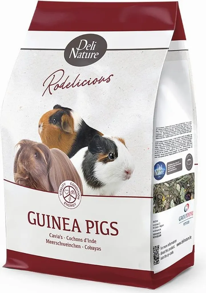 Nourriture Quotidienne Cochon d'Inde Deli Nature Rodelicious 2,5kg