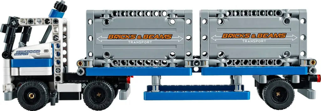 Jeu de construction de transport de conteneurs LEGO Technic 42062 bleu - 14