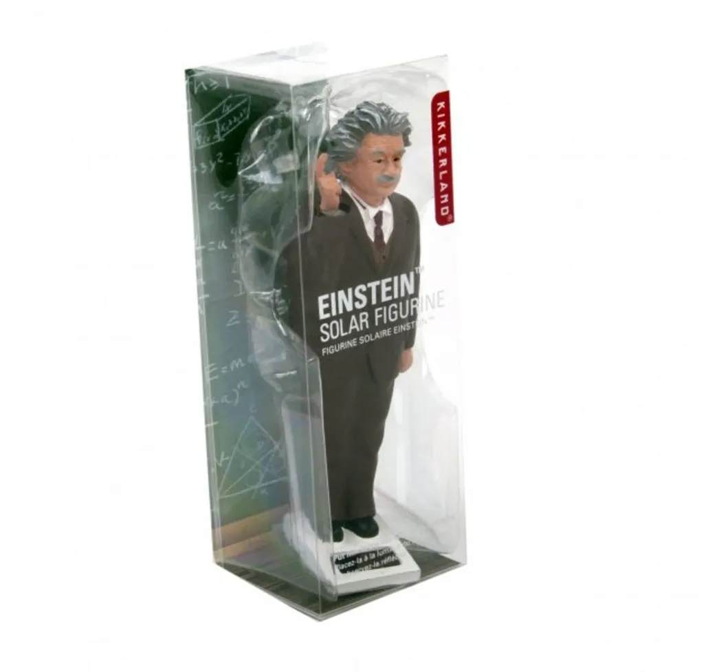 Figurine Solaire Albert Einstein Kikkerland - Objet Déco Scientifique - 13