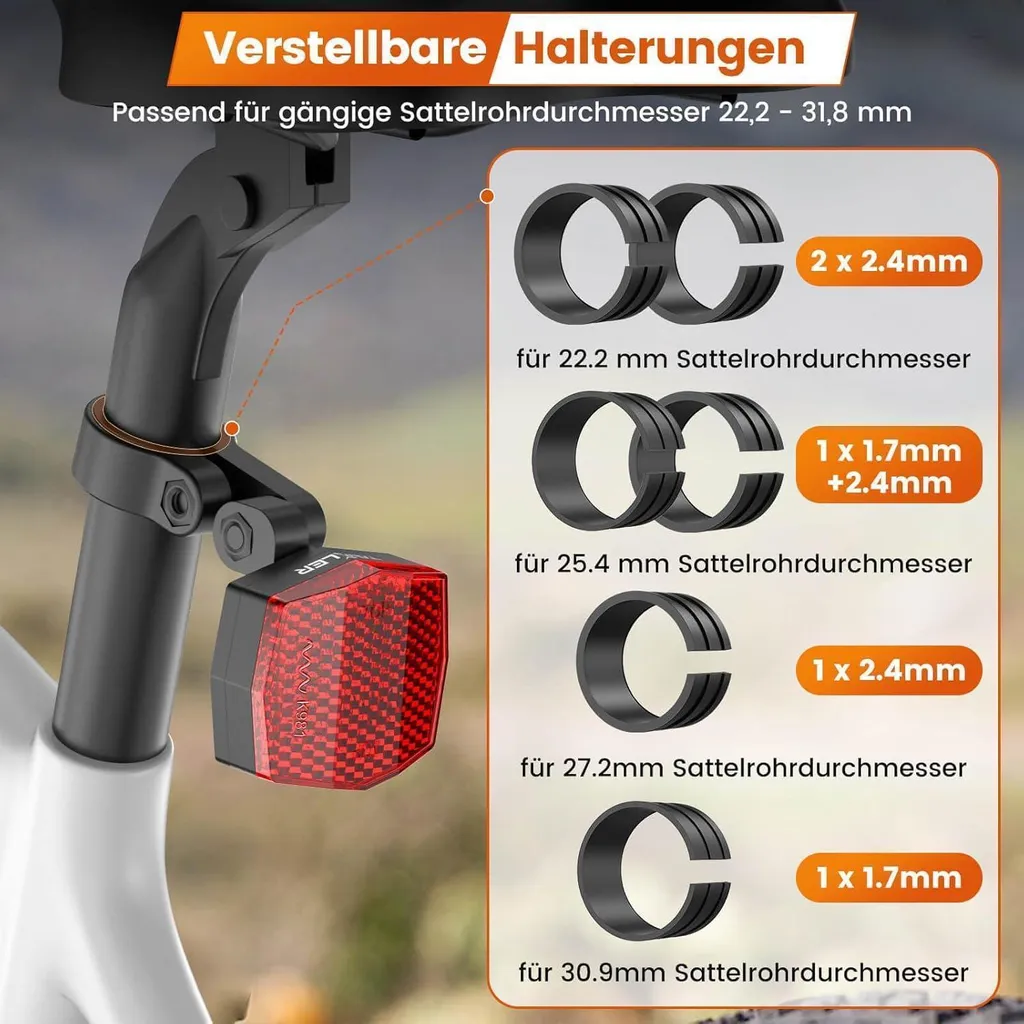 Cache AirTag pour Vélo et VTT - Support de Tracking Antivol Robuste - 4