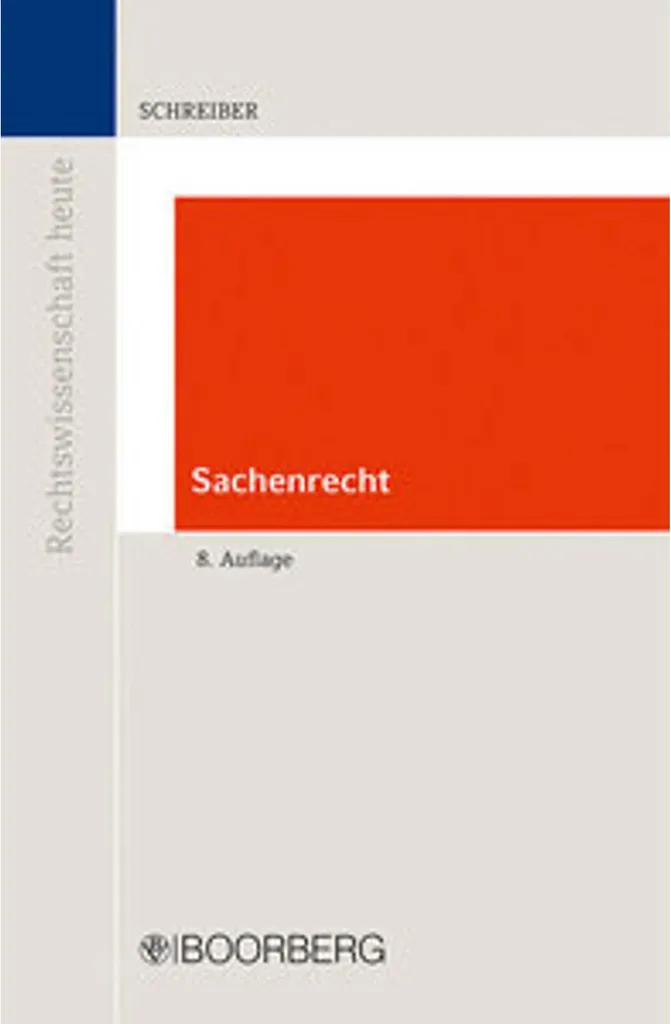 Sachenrecht : Manuel de droit des biens allemand actualisé Edition 2024