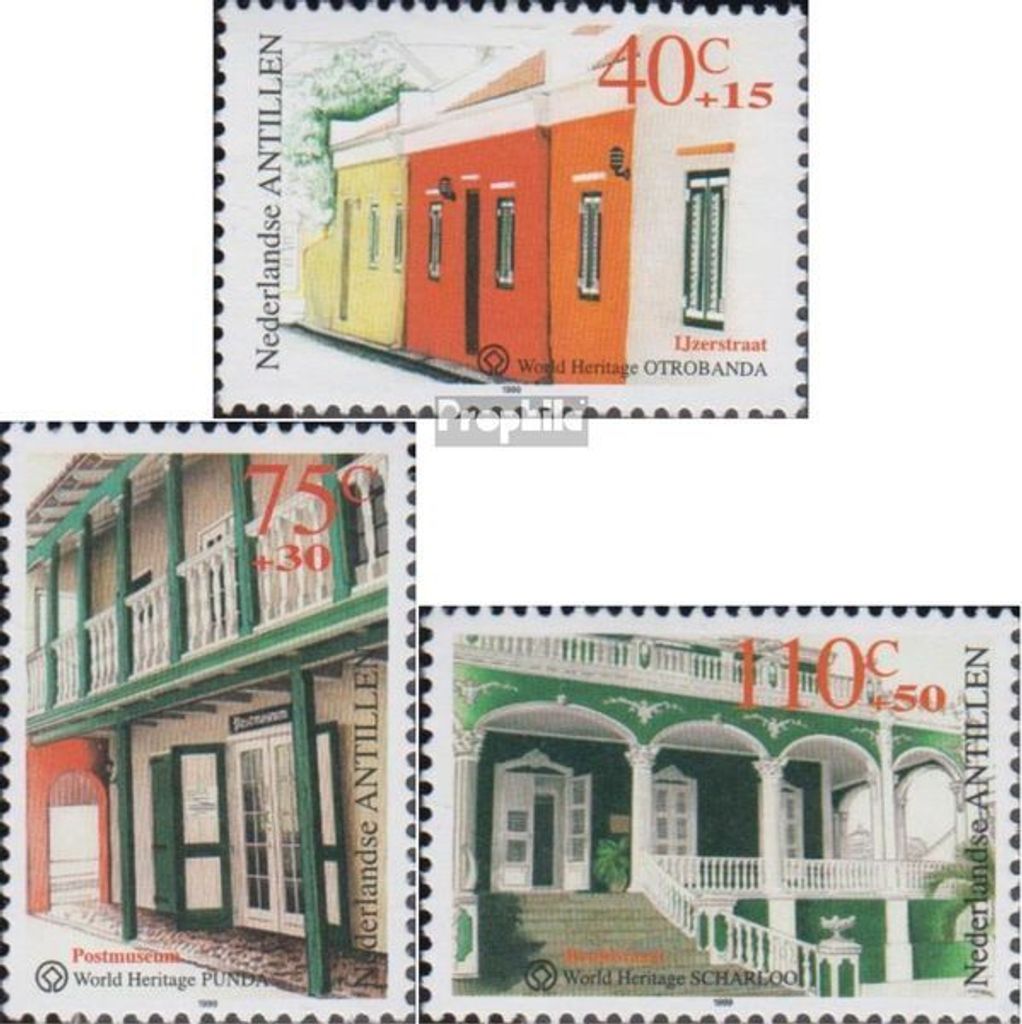 Briefmarken Niederländische Antillen 1999 Mi 1026-1028 (kompl.Ausg.) postfrisch Willemstad
