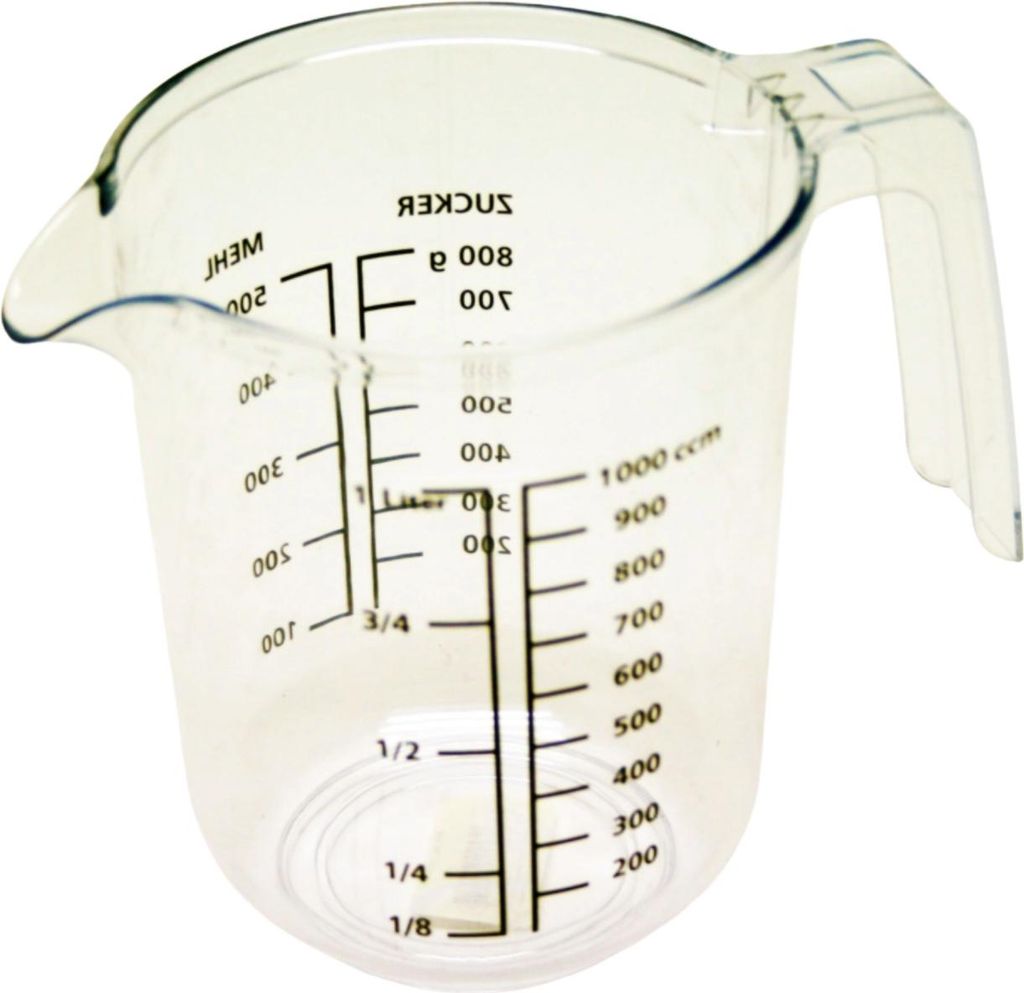 Meßkanne 1 l mit Druck