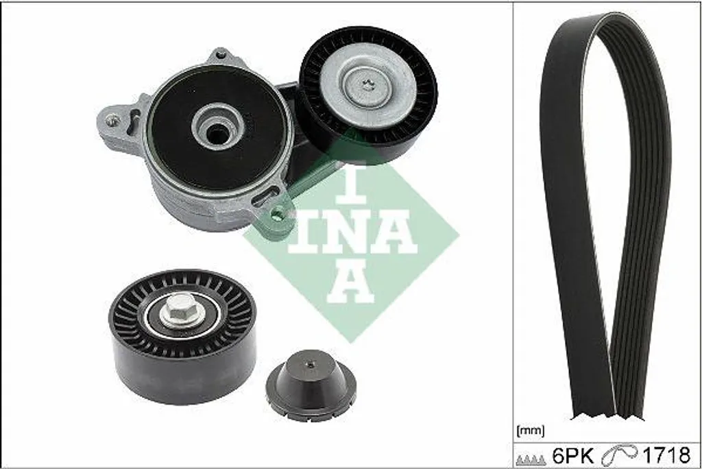 Kit courroies d'accessoires crantées INA pour Outlander et Compass OE