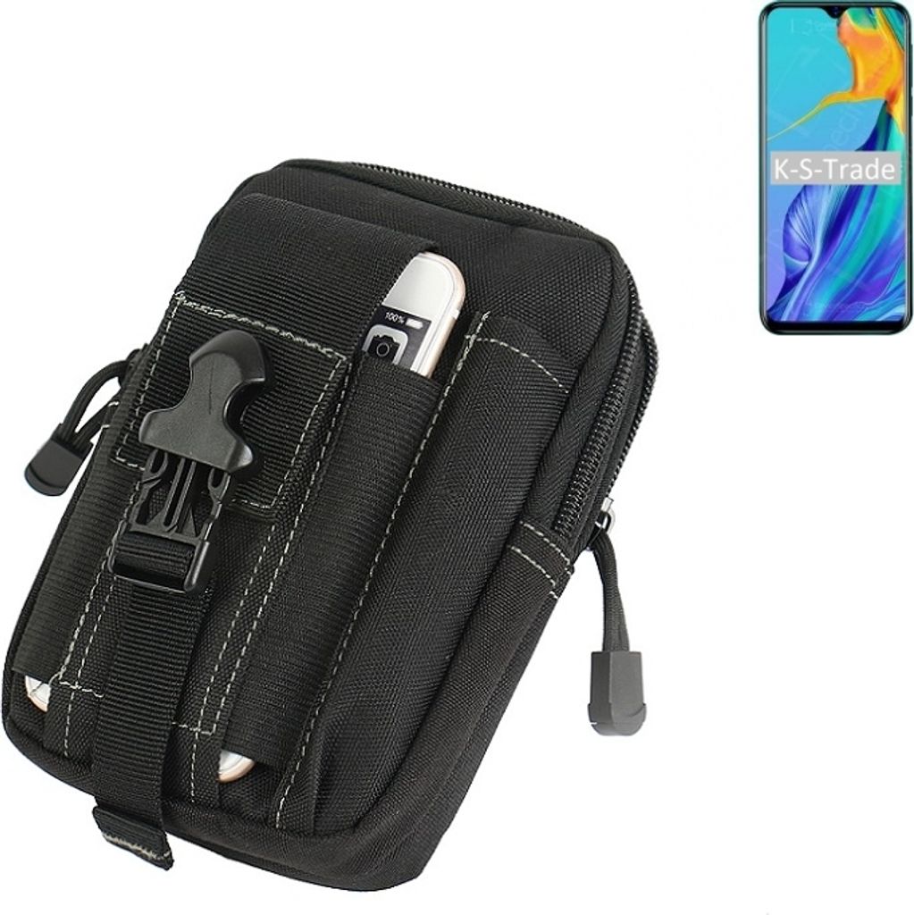 K-S-Trade Gürtel Tasche kompatibel mit Blackview A60 Pro Gürteltasche Holster Schutz Hülle Handy Hülle Smartphone outdoor Handy-Hülle schwarz
