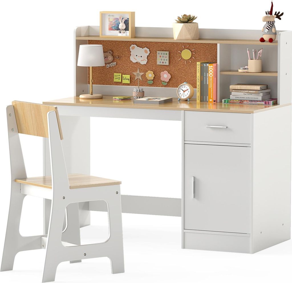Scrivania per bambini COSTWAY, scrivania per bambini in Immagine del prodotto 