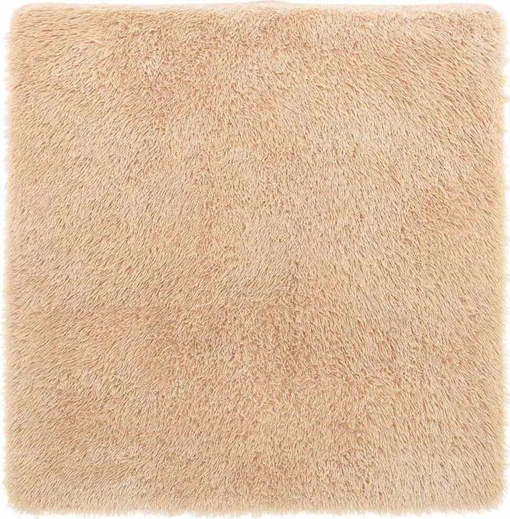 vidaXL Teppich Shaggy Hochflor NAVARRA Beige 240x240 cm Polyester