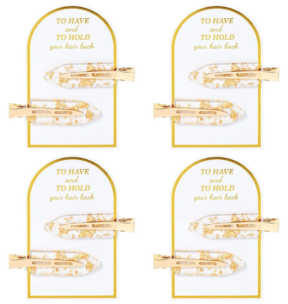 Barrettes sans Couture Anti-Plis - 8 Pinces Maquillage Ultra Légères