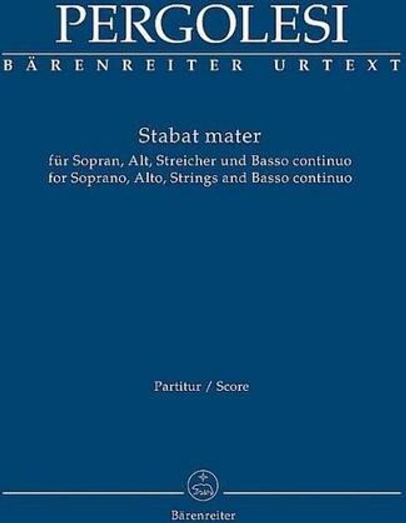 Stabat mater, Partitur