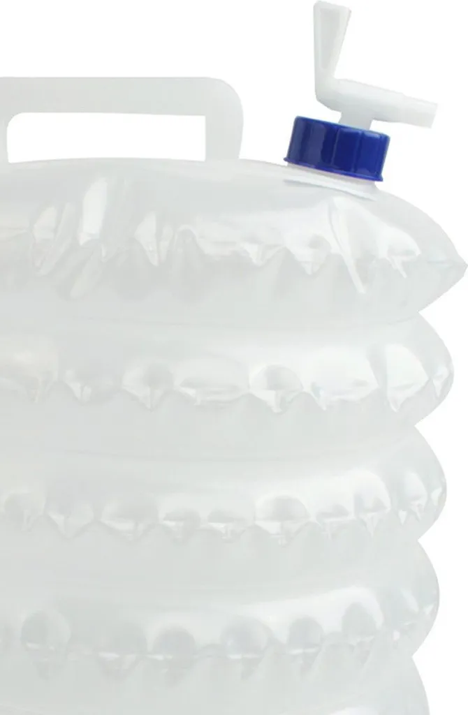 Récipient à eau pliable 10L avec robinet - Jerrican alimentaire souple