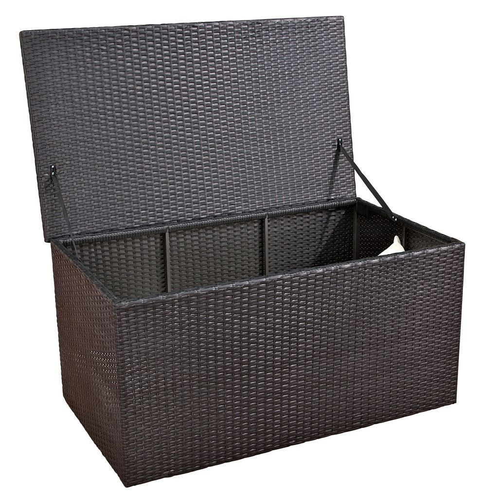Aufbewahrungsbox XXL - Wasserdicht - Mit Deckel - Für drinnen & draußen - Gartenkissenbox - Gartenbox - 120x68x63cm
