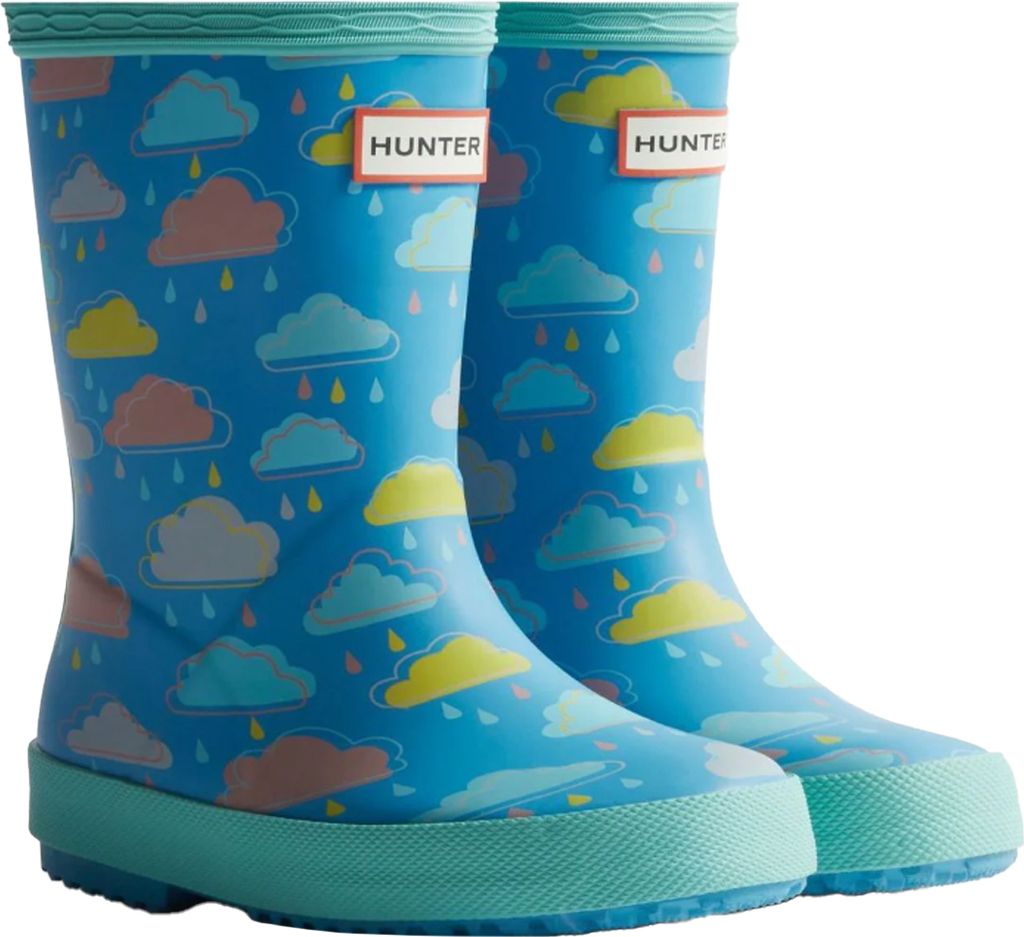 Hunter - Kinder Gummistiefel, Regenwolke FS11692 (33 EU) (Blau)