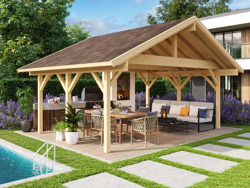 Fjordholz Garten Freisitz Modell Max XL