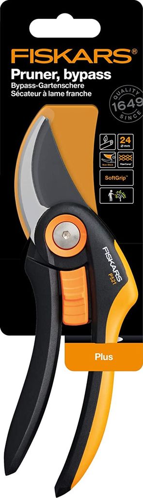 Fiskars Plus Bypass-Gartenschere P521, Bypass, Kunststoff, Produktbild 
