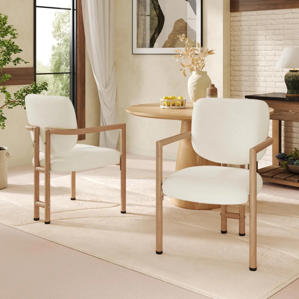 Chaises Repas Confortables Lot de 2 pour Salle à Manger et Réceptions
