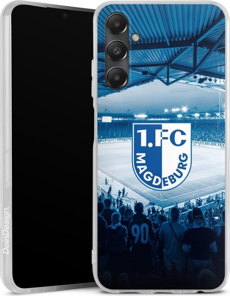 DeinDesign Handyhülle für Samsung Galaxy A05s Silikon Hülle Case Smartphone Schutzhülle Stadion 1. FC Magdeburg 1. FCM