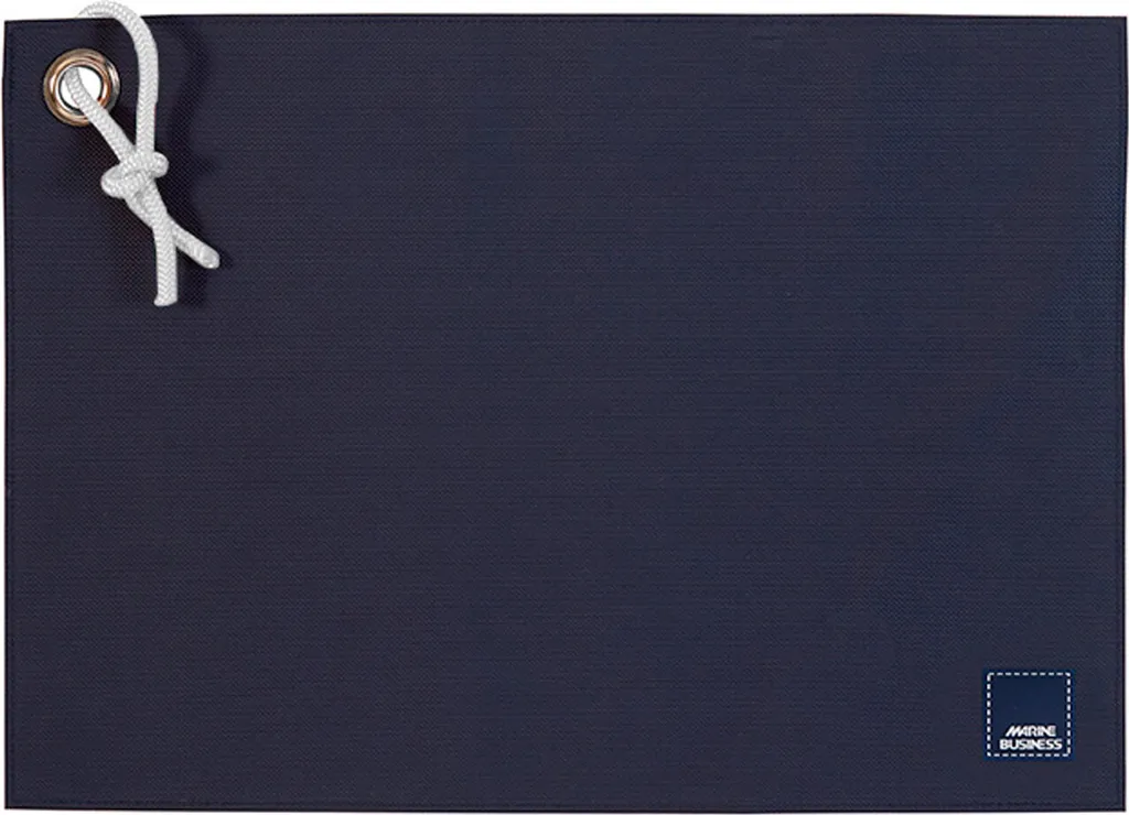 Set de table bleu anti-tache lot de 2 design bateau pour table yacht