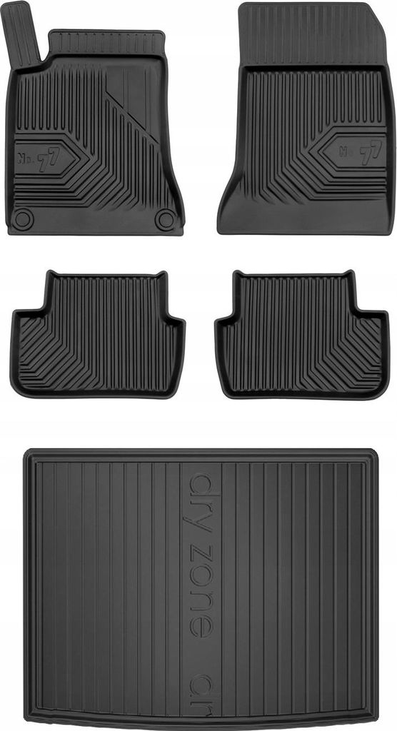 SET 77 Fußmatten und Matte Mercedes B W246 2011-2018 d