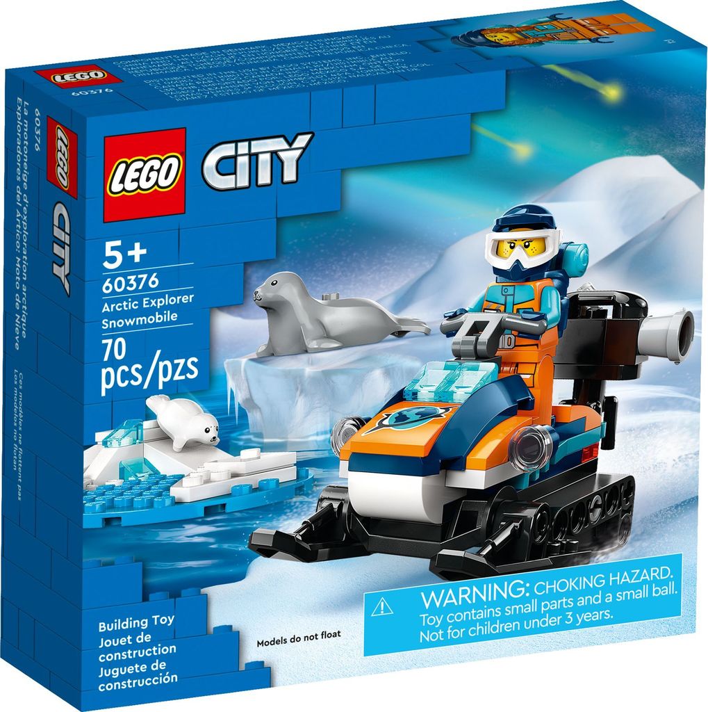 LEGO 60376 City Arctische Sneeuwscooter, Productafbeelding 