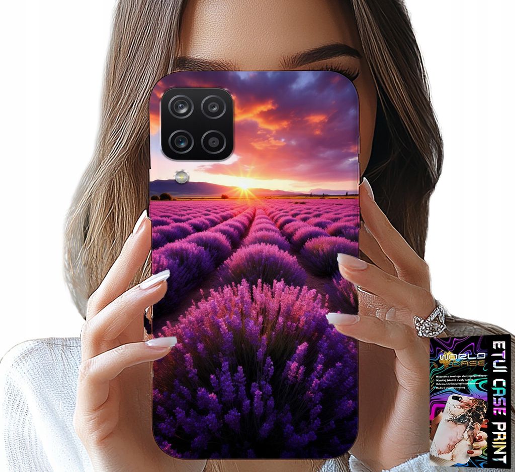 Etui Für Samsung A12 / M12 - Lavendelfeld, Schöne Landschaften, Designs