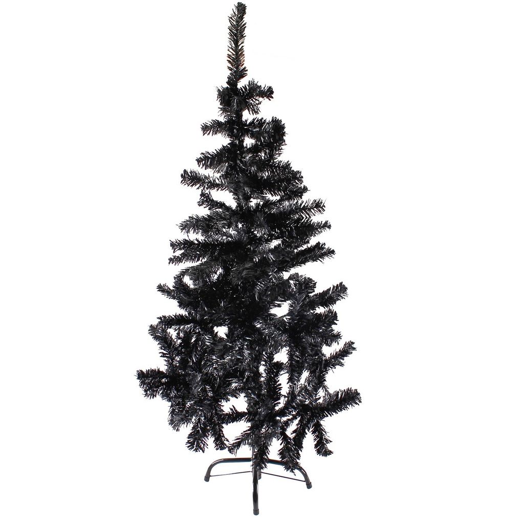 Linder Weihnachtsbaum 120cm hoch, schwarz künstlicher Produktbild 