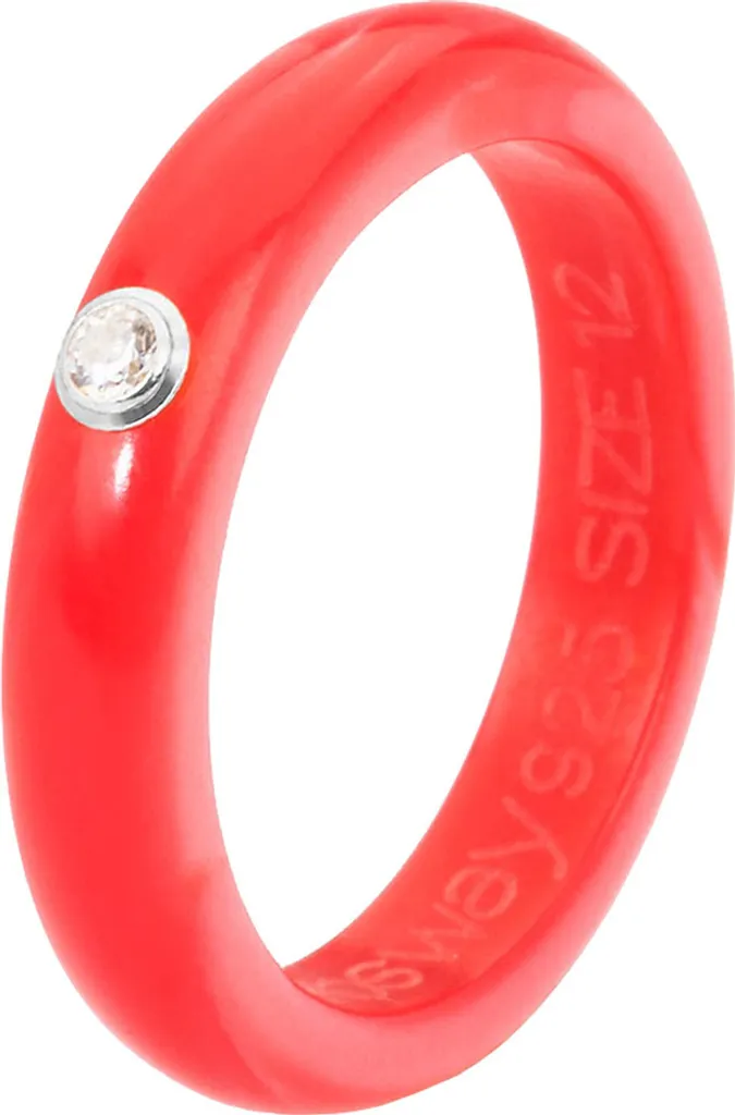 Bijou de Soirée Bague Symphony Rouge Brosway pour une Touche d'Éclat