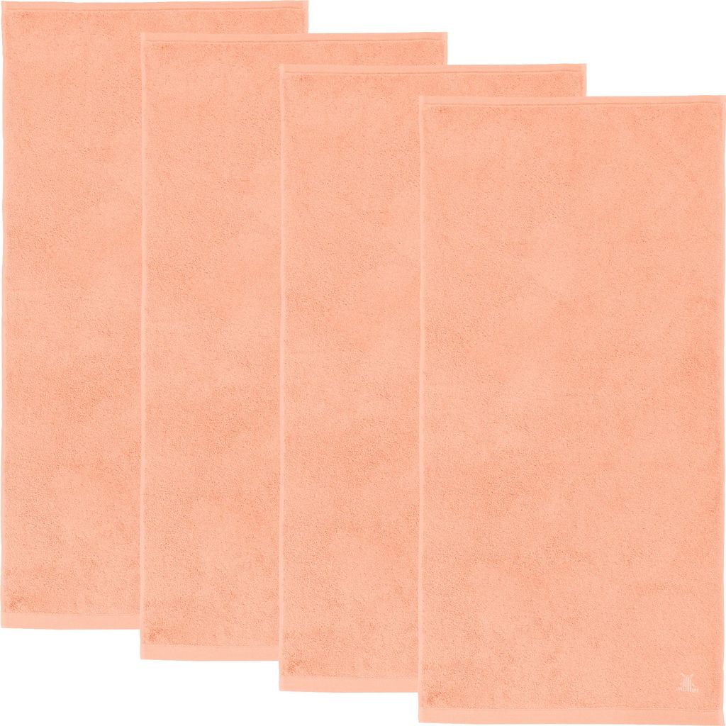 Erwin Müller Duschtuch Heidenheim" 4er-Pack apricot 70x140 cm"