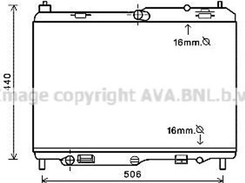 Évitez la surchauffe moteur avec le radiateur AVA FD2441 pour Fiesta