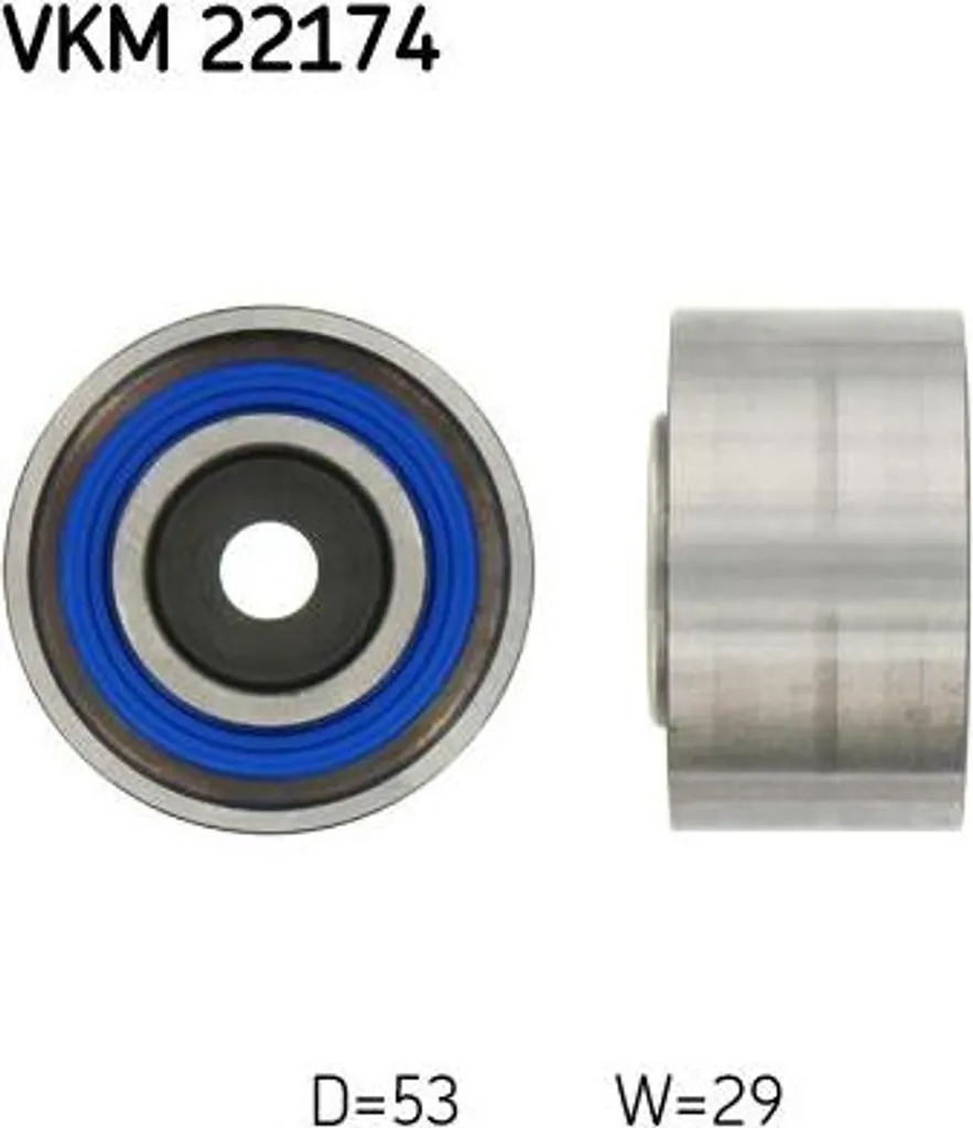 Galet de renvoi SKF VKM 22174 pour réparation de la distribution