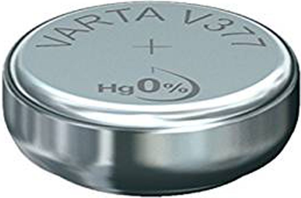 Varta V 377 1,55 V 27 mAh Uhrenzelle silber Produktbild 