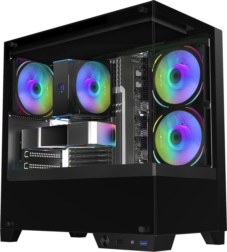 VIST Gaming PC Ryzen 7 5700X RTX 5060Ti 32GB SSD 1TB WIFI W11