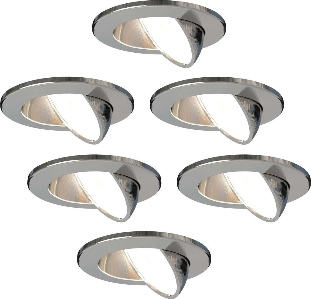 Ledvion 6er set LED Einbaustrahler 5W CCT Warmweiss Produktbild 