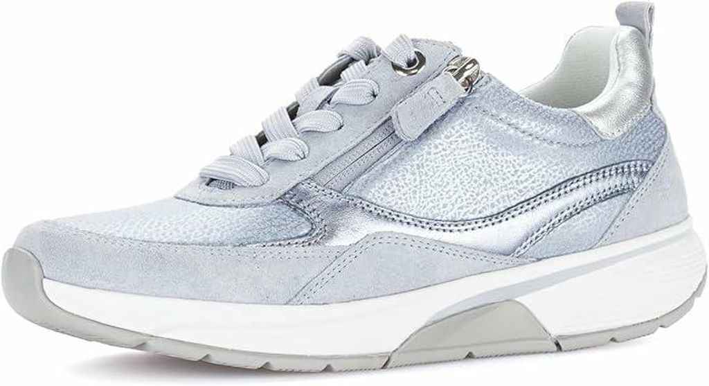 Gabor Damen Freizeit Sneaker Hellblau mit herausnehmbarer Innensohle