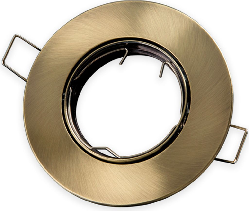 Einbaurahmen Schwenkbar Patin - Rund, Flach, Aluminiumguss, Metalclip ( 242892 )