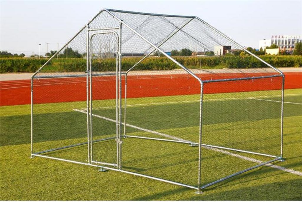 Freilaufgehege Freigehege Hühnerstall 3x6 m Gehege Hühnerkäfig Stall