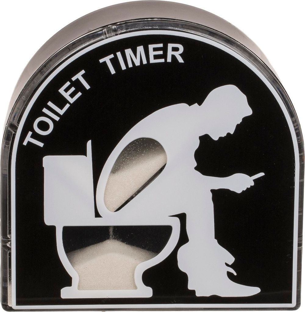 Toilettengänger Sanduhr Scherzartikel Produktbild 