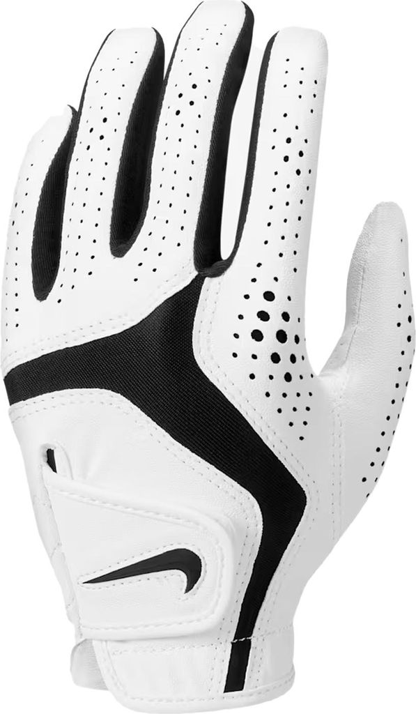 Nike - "Dura Feel X" Golfhandschuh für Damen, PolyurethanKunststoff, Polyester, Nylon, Elasthan CS2729 (M-L) (Weiß)