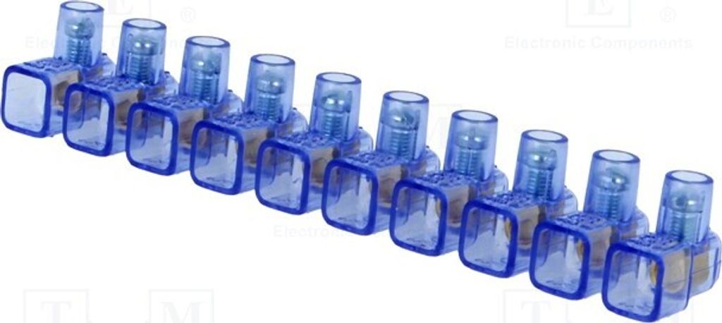 1x Klemmleiste Wege: 10 Klemmen: 10 BM 991 Klemmleisten 1,5mm2 450V Schraubklemme