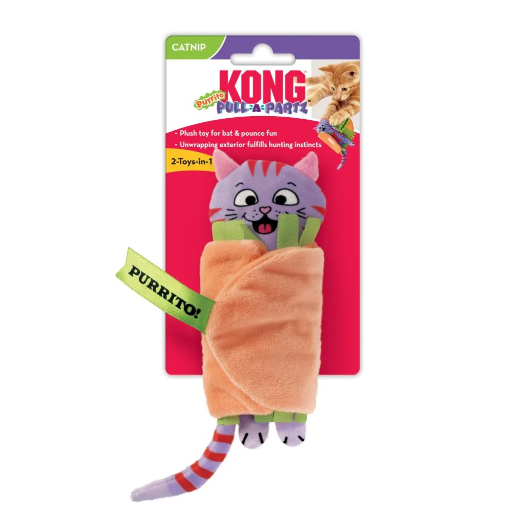 Gioco per gatti KONG Pull-A-Partz Purrito