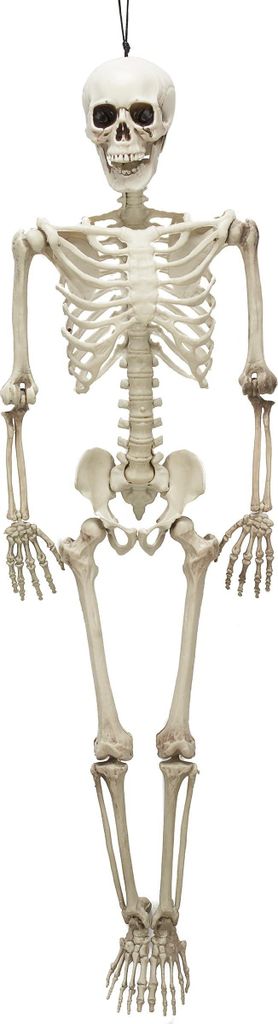 Squelette mobile Halloween Party Deco blanc 99x28x7cm - Image du produit 