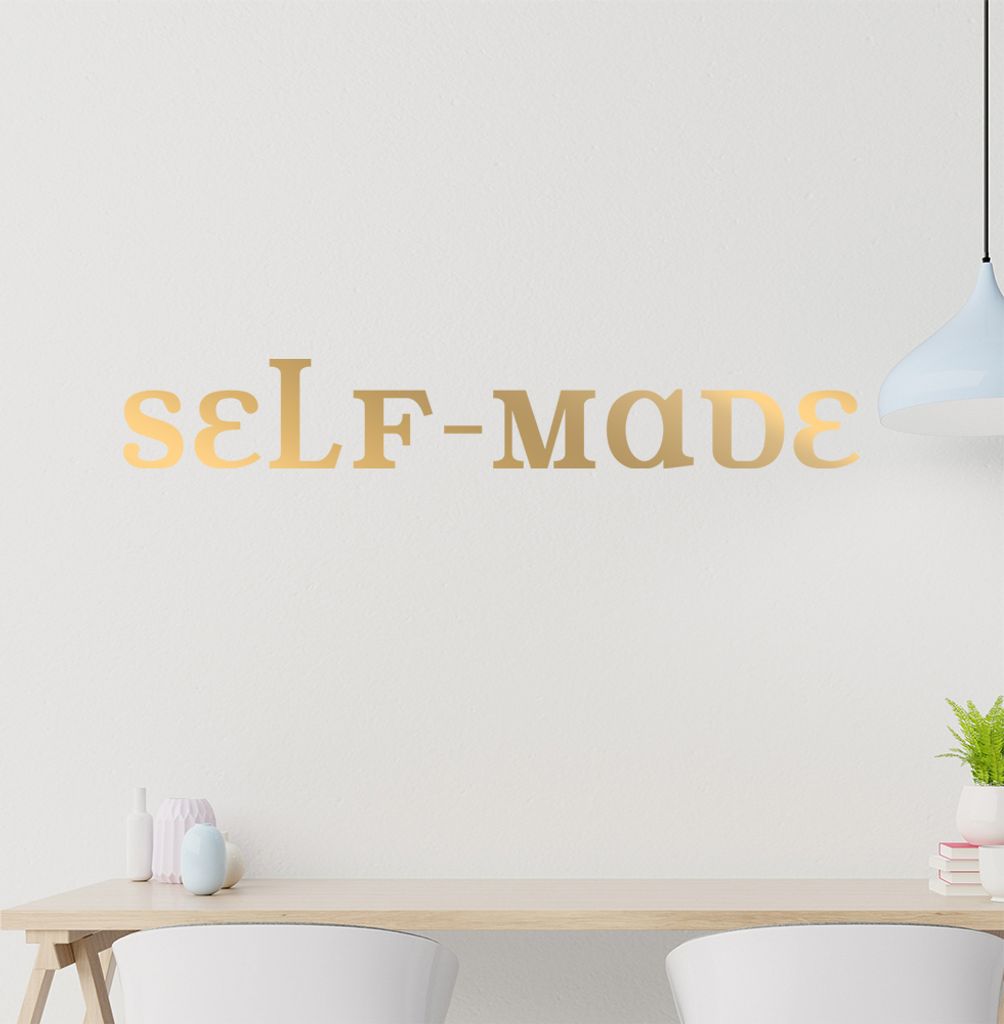 self-made Wandtattoo in 6 Größen - Wandaufkleber Wall Sticker - Dekoration, Küche, Wohnzimmer, Schlafzimmer, Badezimmer