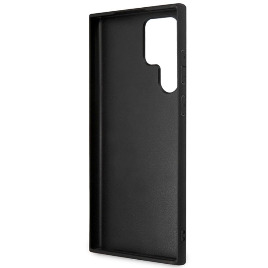 Guess, Schutzhülle für Galaxy S23 Ultra mit elegantem Produktbild 