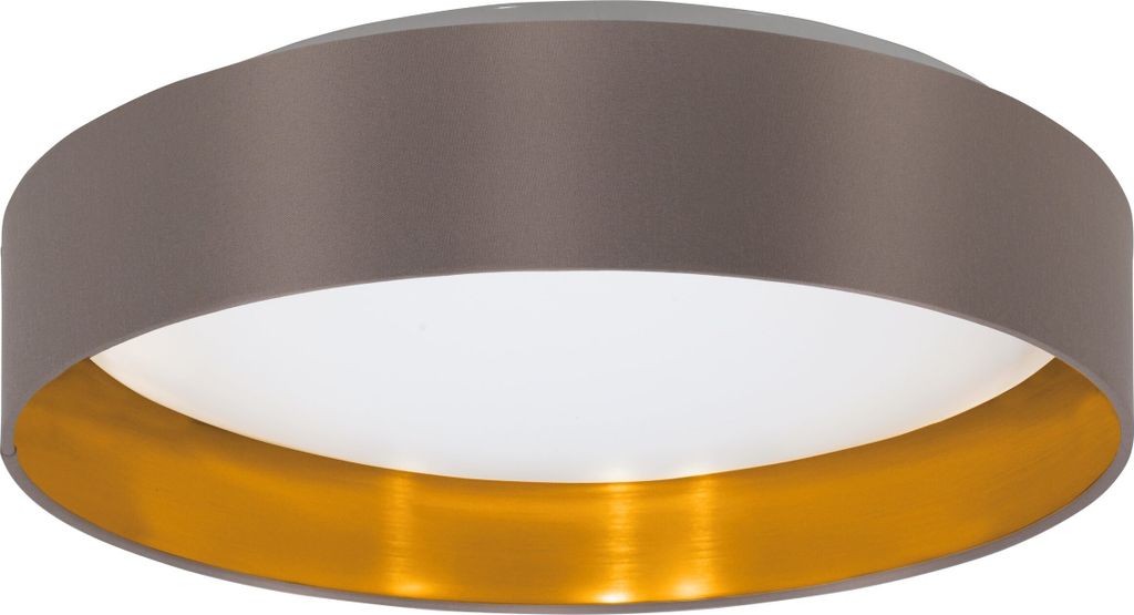 EGLO LED Deckenlampe Maserlo 2, Textil Deckenleuchte, Produktbild 